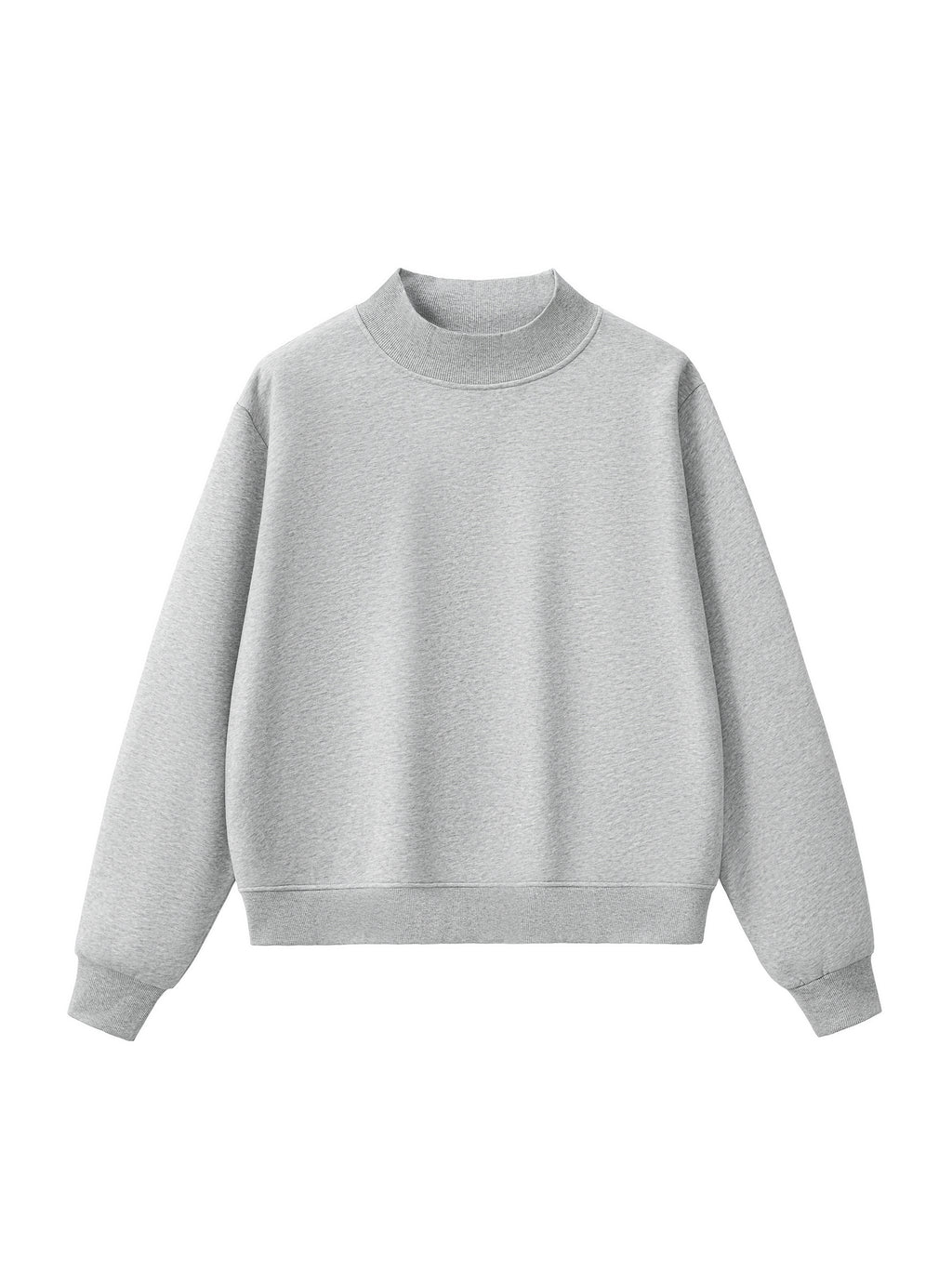 Two Tone Mock-Neck
